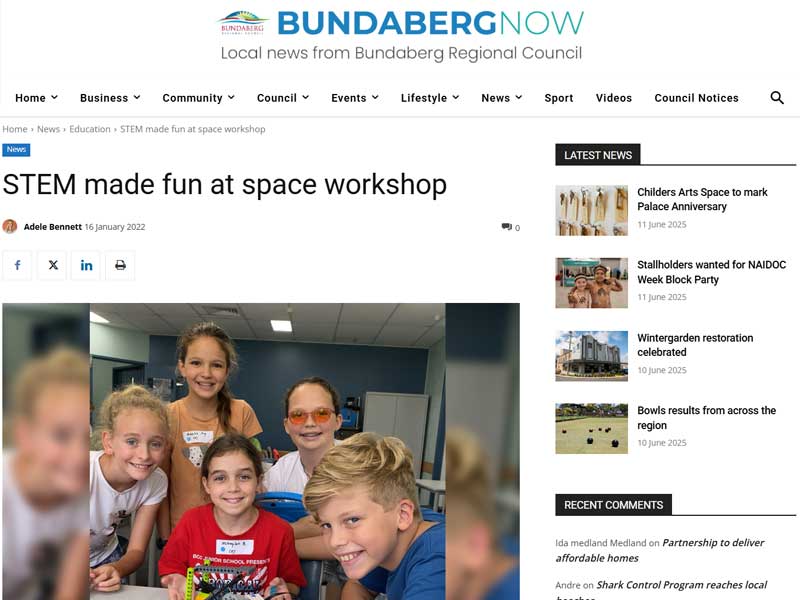 STEM made fun at space workshop
