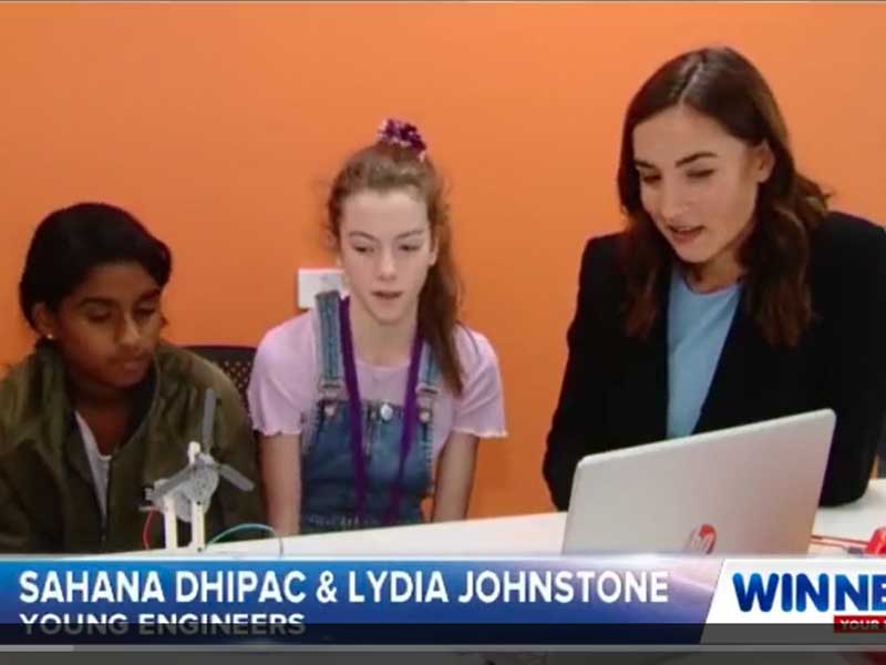 Young Engineers on Channel 9 News